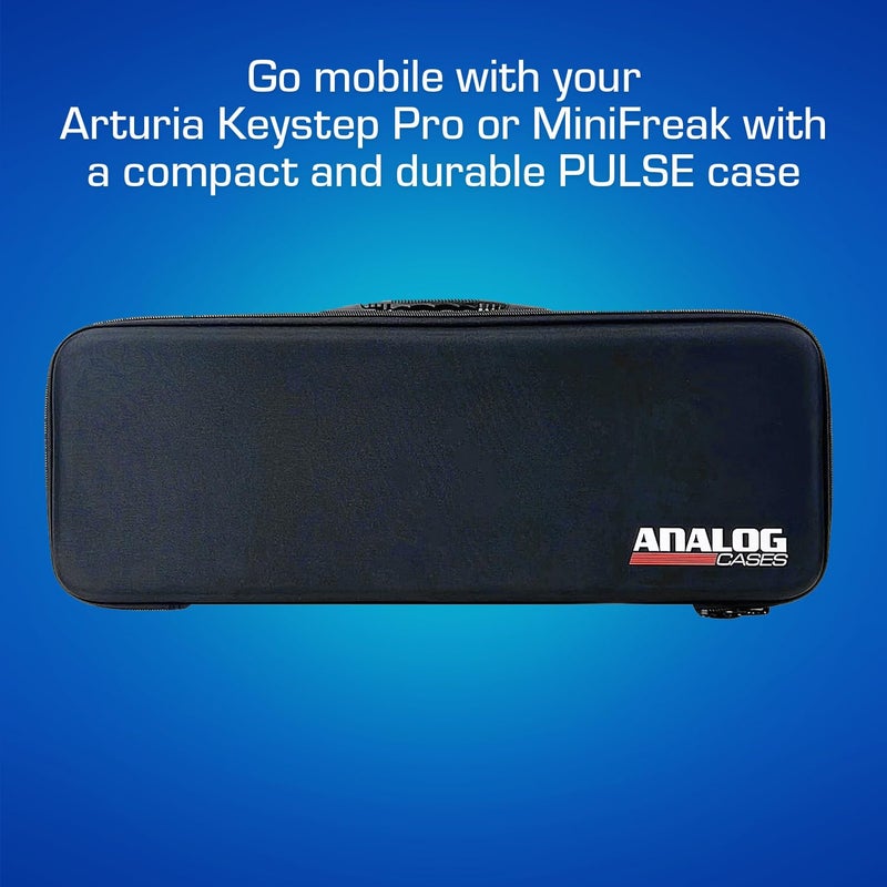 ANALOG CASES Arturia KeyStep Pro/MiniFreak Case - Custom-Fitted Compact PULSE Hard Case for Travel - Image 2